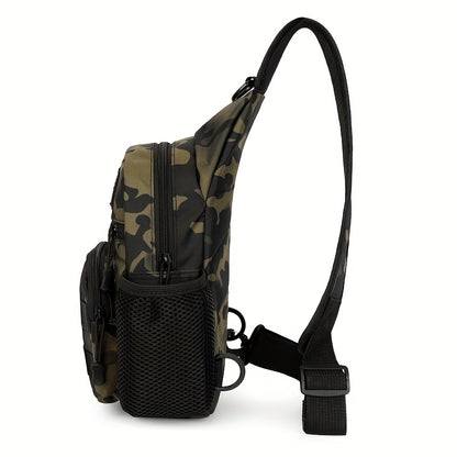 New Style Chest Bag for Outdoor Sports, Casual Men'S Shoulder Crossbody Backpack for Hiking And Travel.