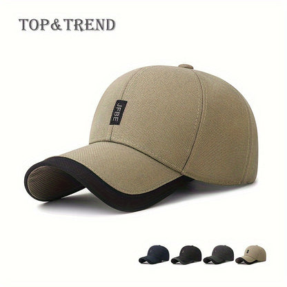 Spring Fashion Color Blocking Sunshade Hat, Outdoor Casual Sports Baseball Cap