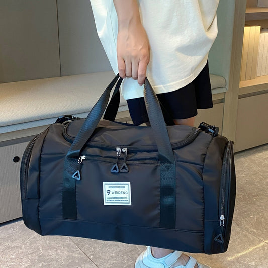 Men'S Large Capacity Gym & Travel Duffel Bag - Durable Oxford Fabric with Adjustable Shoulder Straps, Multiple Compartments, and Secure Zipper Closure for Gym, Short Trips, and Daily Use, Gym Bag, Secure Zipper Closure