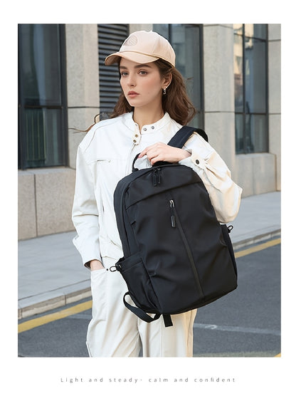 TMOOS Lightweight Large Capacity Backpack - Heavy-Duty Oxford Fabric Travel, Gym, Hiking, Laptop Backpack with Multiple Compartments, Padded Shoulder Straps - Convertible Crossbody Bag for Men, Women, Students, Professionals