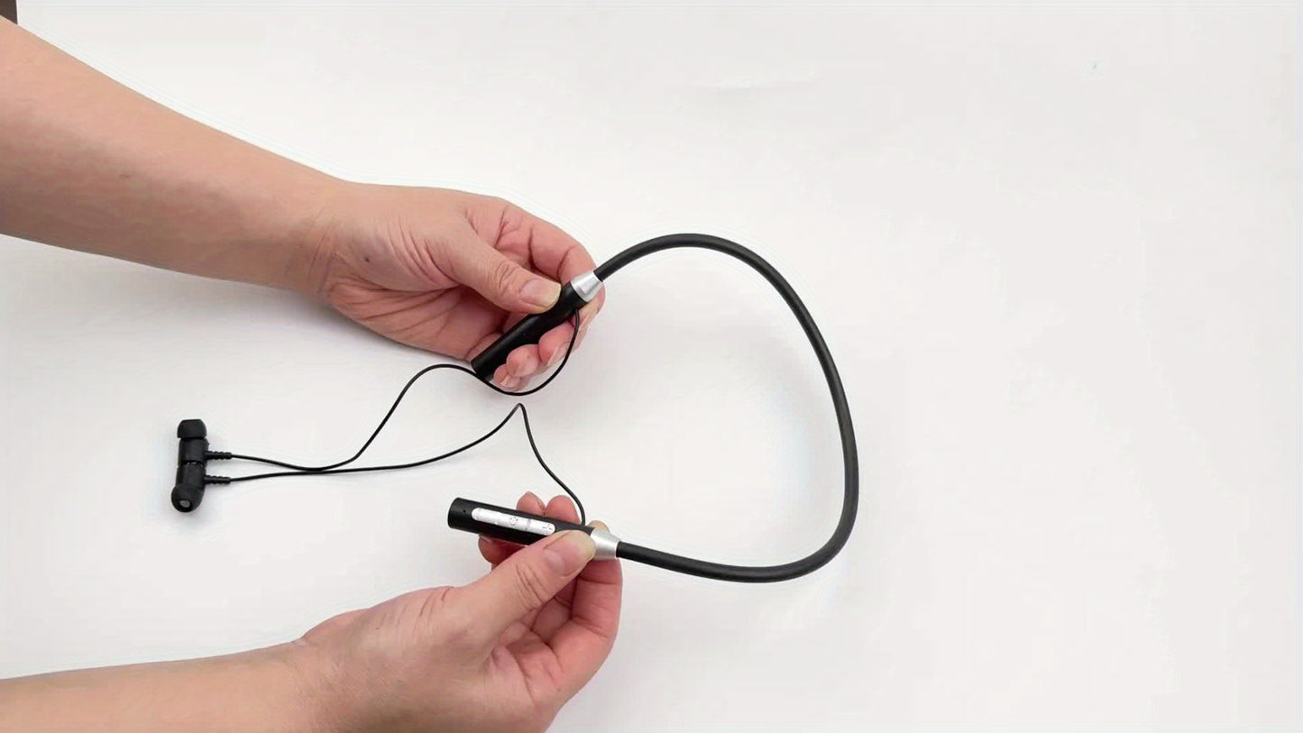 Wireless Neckband Headphones, High-Capacity, Ultra-Long Battery Life, with Microphone for Noise Cancelling Clear Calls, In-Ear Earbuds Earphones, Booming Sound for Sports, Running, Gym,Workout, for for Android for Iphones Pho