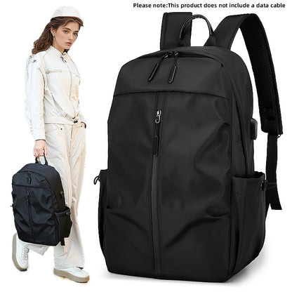 TMOOS Lightweight Large Capacity Backpack - Heavy-Duty Oxford Fabric Travel, Gym, Hiking, Laptop Backpack with Multiple Compartments, Padded Shoulder Straps - Convertible Crossbody Bag for Men, Women, Students, Professionals