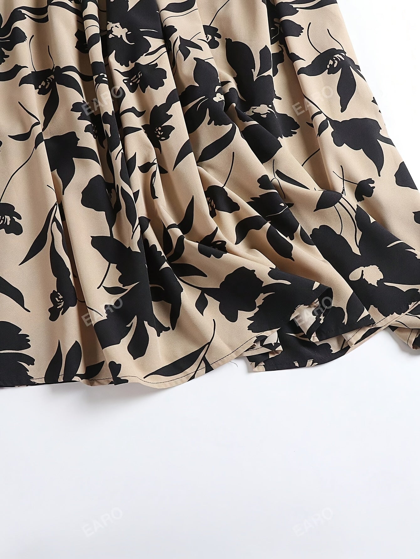 Women's Elegant Shirt and Midi Skirt Set