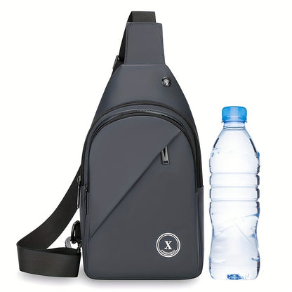 Men'S Chest Bag with Large Capacity, Stylish Crossbody Bag That Allows for Versatile Carrying Options, Perfect for Outdoor Sports And Travel.