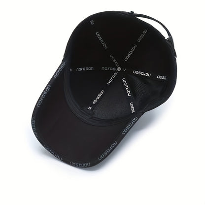 1pc Men'S Baseball Cap, Fantasy Charm Style, Adjustable, Hand Wash, Suitable for Valentine'S Day, Christmas, Spring Festival - Fashionable Versatile Peaked Cap, Suitable for Middle-Aged Peopl
