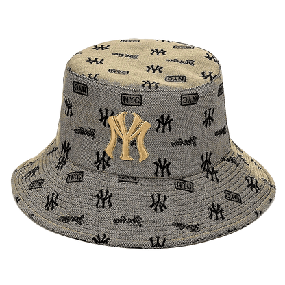 1pc Unisex Trendy Bucket Hat With Letters Pattern, Sun Protection Casual Hat, Suitable For Daily Wear And Vocation