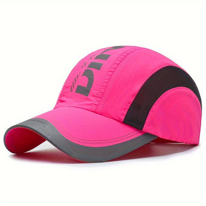 New Summer Quick-Dry Baseball Cap Unisex Youth Fashion Outdoor Sports Sun Protection Breathable Mesh Hat Sunshade Truck Hat