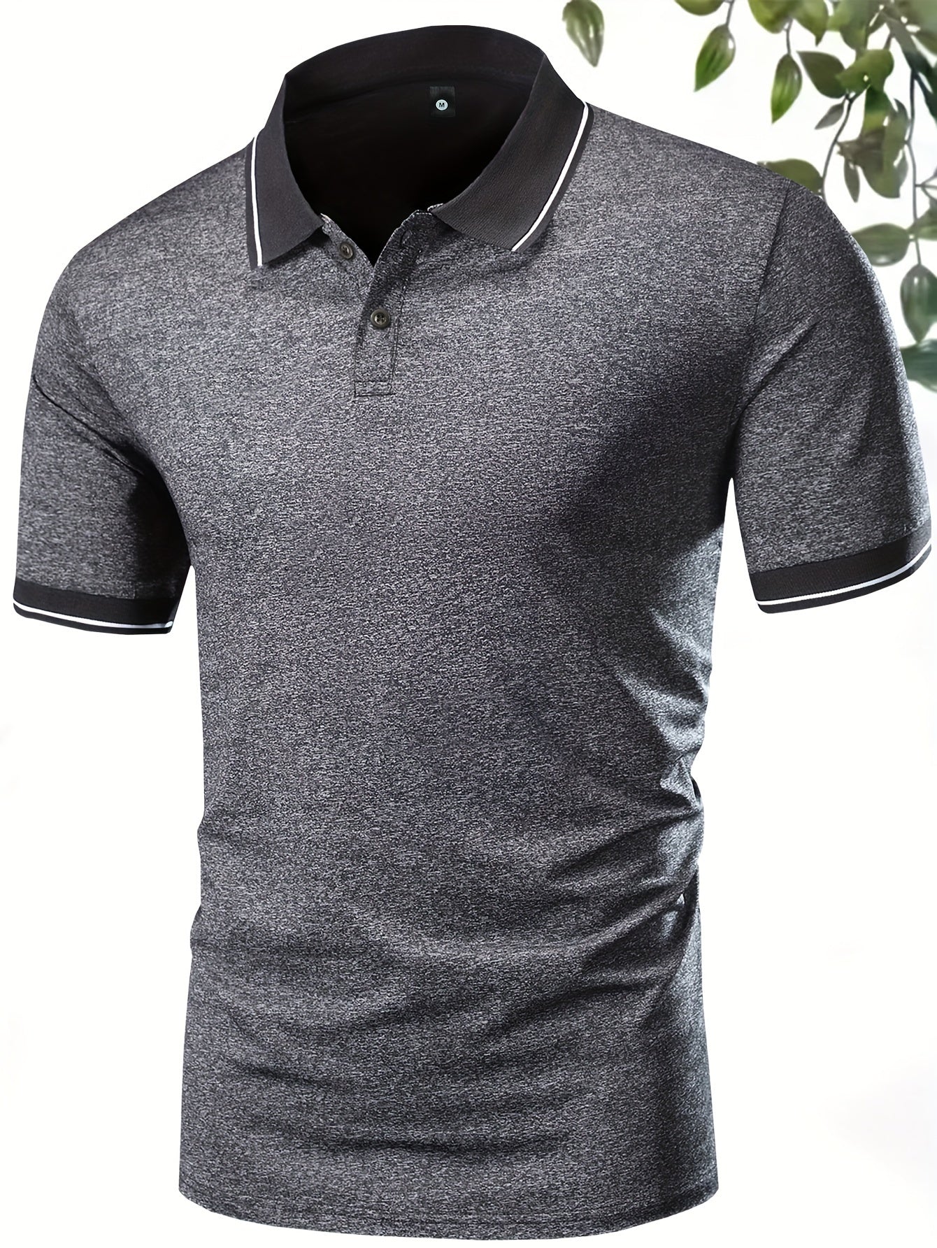 3Pcs Breathable Regular Fit Golf Shirt, Men's Casual V-Neck T-Shirt Short Sleeve For Summer, Men's Clothing