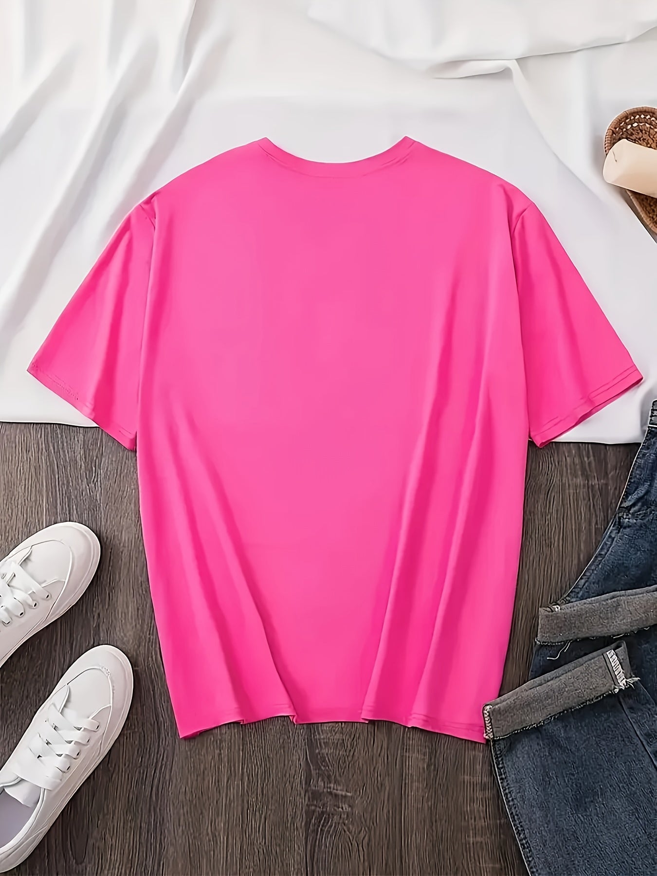 Women's Casual Short Sleeve T-Shirt with Cartoon Cowboy Boots & Leopard Print Graphic, "Country Gals Do It with Their Boots On" Slogan, Vibrant Orange Round Neck Tee, Machine Washable Regular Fit, Allseason Top, Semitranspare