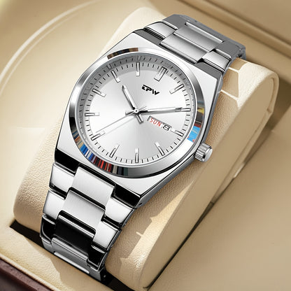 TPW Brand Men's Fashion Luminous Calendar Week Multifunctional Quartz Watch Men's Gifts