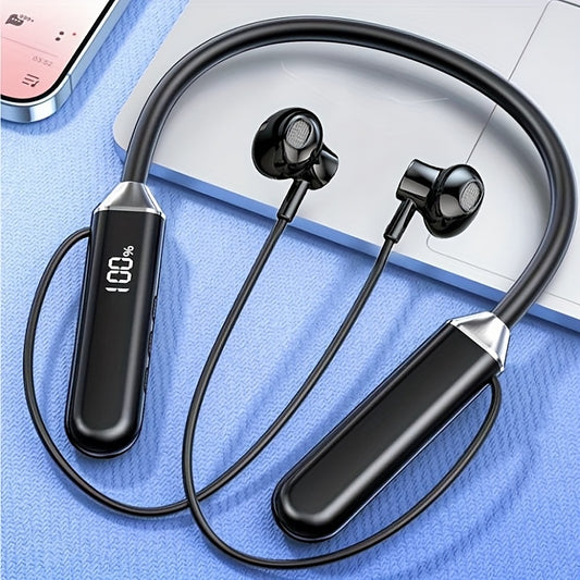 New Wireless Earbuds with Long Battery Life, Wireless 5.0, USB-C Charging, Ergonomic In-Ear Design & Built-in Mic for Gaming, Tablets, Smartphones - Sleek Black, Earbuds Wireless, Tech Accessories, Sleek Earbuds, Glossy Finis