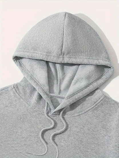 Men'S Casual Fleece-Lined Hoodie - "Sonic" Graphic Print, Loose Fit, Long Sleeve Pullover with Kangaroo Pocket, Black, Fall/Winter Streetwear, Casual Wear Hoodie|Graphic Print Hoodie|Fleece Lined Interior, Sweater Hoodie